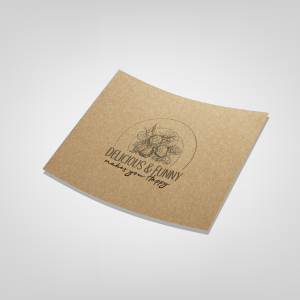 Table Mat - 1 or 2 Color (Kraft Brown 100gsm)
