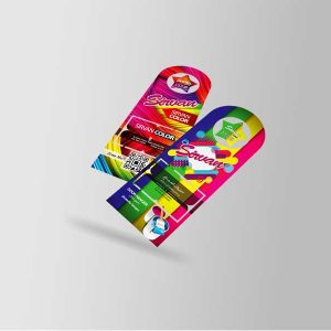 Door Hanger Butterfly Design(Matt Lamination 350gsm)