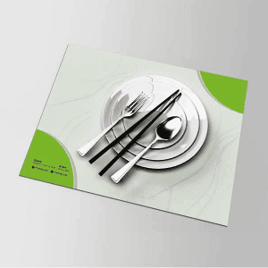 Table Mat - 4 Color (Glossy 90gsm)